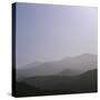 Hills in Silhouette-Micha Pawlitzki-Stretched Canvas