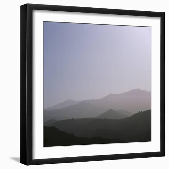 Hills in Silhouette-Micha Pawlitzki-Framed Premium Photographic Print