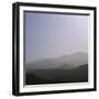 Hills in Silhouette-Micha Pawlitzki-Framed Premium Photographic Print