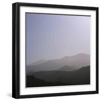 Hills in Silhouette-Micha Pawlitzki-Framed Photographic Print