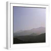 Hills in Silhouette-Micha Pawlitzki-Framed Photographic Print