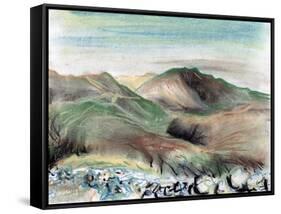 Hills in the Lake District, 2005,-Vincent Alexander Booth-Framed Stretched Canvas