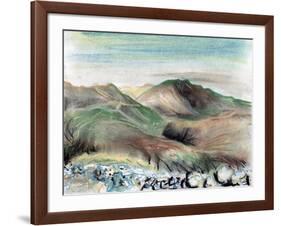 Hills in the Lake District, 2005,-Vincent Alexander Booth-Framed Giclee Print