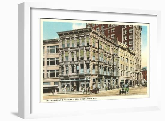 Hills, McLean & Haskins Store, Binghamton, New York-null-Framed Art Print