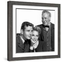 HILLS OF LASSIE, 1948 DIRECTED OF FRED M. WILCOX Tom Drake, Janet Leigh and Edmund Gwenn (b/w photo-null-Framed Photo