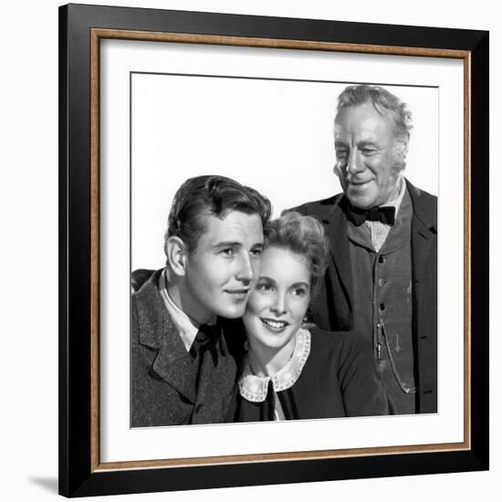 HILLS OF LASSIE, 1948 DIRECTED OF FRED M. WILCOX Tom Drake, Janet Leigh and Edmund Gwenn (b/w photo-null-Framed Photo