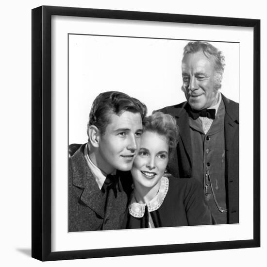 HILLS OF LASSIE, 1948 DIRECTED OF FRED M. WILCOX Tom Drake, Janet Leigh and Edmund Gwenn (b/w photo-null-Framed Photo