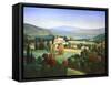 Hills of Provence-Max Hayslette-Framed Stretched Canvas