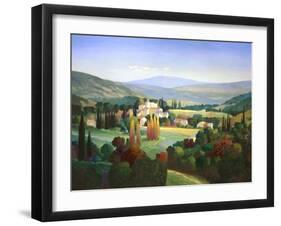 Hills of Provence-Max Hayslette-Framed Premium Giclee Print