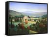 Hills of Provence-Max Hayslette-Framed Stretched Canvas