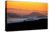 Hills of the Future, Mellow Sun and Hills, Petaluma, Sonoma County-Vincent James-Stretched Canvas