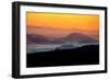 Hills of the Future, Mellow Sun and Hills, Petaluma, Sonoma County-Vincent James-Framed Photographic Print