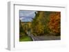 Hills on Highway 46 in Autumn West of Spencer, Indiana, USA-Chuck Haney-Framed Photographic Print