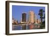 Hillsborough River and Tampa Skyline, Florida, United States of America, North America-Richard Cummins-Framed Photographic Print