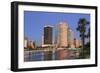 Hillsborough River and Tampa Skyline, Florida, United States of America, North America-Richard Cummins-Framed Photographic Print