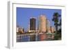 Hillsborough River and Tampa Skyline, Florida, United States of America, North America-Richard Cummins-Framed Photographic Print