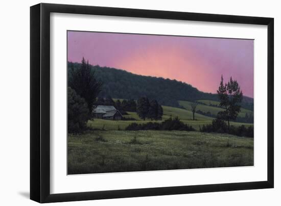 Hillside at Dusk-Wilhelm Goebel-Framed Giclee Print