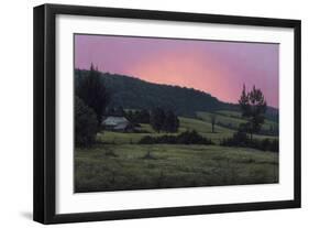 Hillside at Dusk-Wilhelm Goebel-Framed Giclee Print