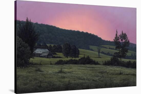 Hillside at Dusk-Wilhelm Goebel-Stretched Canvas