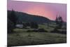 Hillside at Dusk-Wilhelm Goebel-Mounted Giclee Print