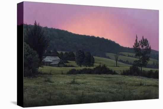 Hillside at Dusk-Wilhelm Goebel-Stretched Canvas