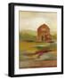 Hillside Barn II v2-Silvia Vassileva-Framed Art Print