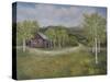 Hillside Barn - Seclude-Bill Philip-Stretched Canvas