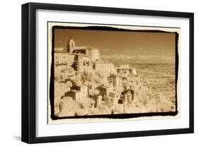 Hillside, Bonnieux, France-Theo Westenberger-Framed Art Print