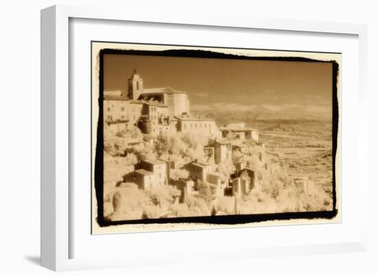 Hillside, Bonnieux, France-Theo Westenberger-Framed Art Print