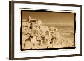 Hillside, Bonnieux, France-Theo Westenberger-Framed Art Print