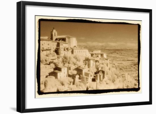 Hillside, Bonnieux, France-Theo Westenberger-Framed Art Print