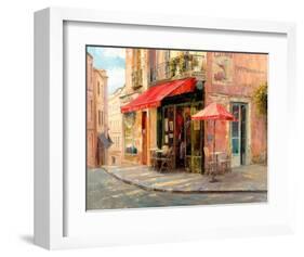 Hillside Café-Haixia Liu-Framed Art Print