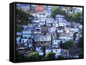 Hillside Favela, Rio De Janeiro, Brazil, South America-Sergio Pitamitz-Framed Stretched Canvas