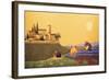 Hillside Flowers-Lowell Herrero-Framed Art Print