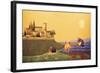 Hillside Flowers-Lowell Herrero-Framed Art Print