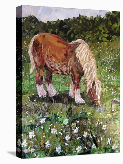 Hillside Horse-Kirstie Adamson-Stretched Canvas