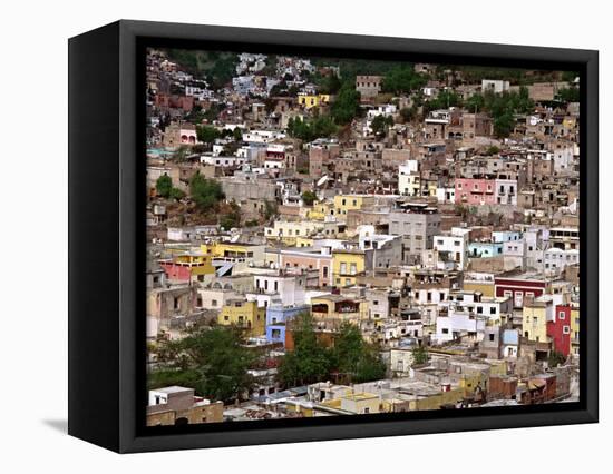 Hillside Houses, Guadalajara, Mexico-Charles Sleicher-Framed Stretched Canvas