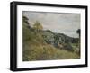 Hillside in Auvers; Sente Et Coteaux D'Auvers-Camille Pissarro-Framed Giclee Print