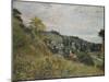 Hillside in Auvers; Sente Et Coteaux D'Auvers-Camille Pissarro-Mounted Giclee Print