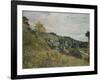 Hillside in Auvers; Sente Et Coteaux D'Auvers-Camille Pissarro-Framed Giclee Print