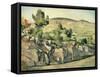 Hillside in Provence, c.1886-90-Paul Cézanne-Framed Stretched Canvas