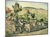 Hillside in Provence, c.1886-90-Paul Cézanne-Mounted Giclee Print