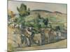 Hillside in Provence, C. 1890-Paul Cézanne-Mounted Giclee Print