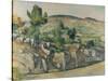 Hillside in Provence, C. 1890-Paul Cézanne-Stretched Canvas
