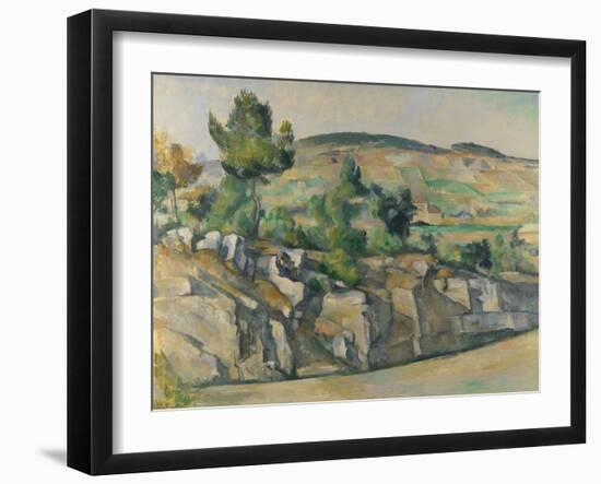 Hillside in Provence, C. 1890-Paul Cézanne-Framed Giclee Print