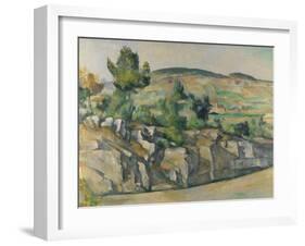 Hillside in Provence, C. 1890-Paul Cézanne-Framed Giclee Print