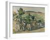 Hillside in Provence. Ca. 1890-92-Paul Cézanne-Framed Giclee Print