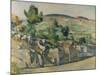 Hillside in Provence. Ca. 1890-92-Paul Cézanne-Mounted Giclee Print
