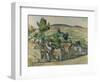 Hillside in Provence. Ca. 1890-92-Paul Cézanne-Framed Premium Giclee Print
