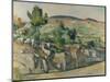 Hillside in Provence. Ca. 1890-92-Paul Cézanne-Mounted Premium Giclee Print